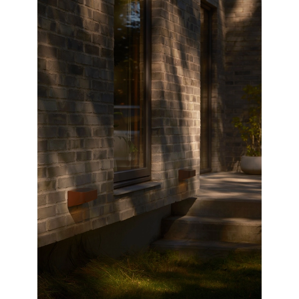 Roestbruine Marcellio Solar  lamp met sensor Nordlux 5704924025587