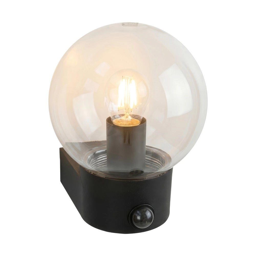 Wandlamp bol Marina zwart met sensor