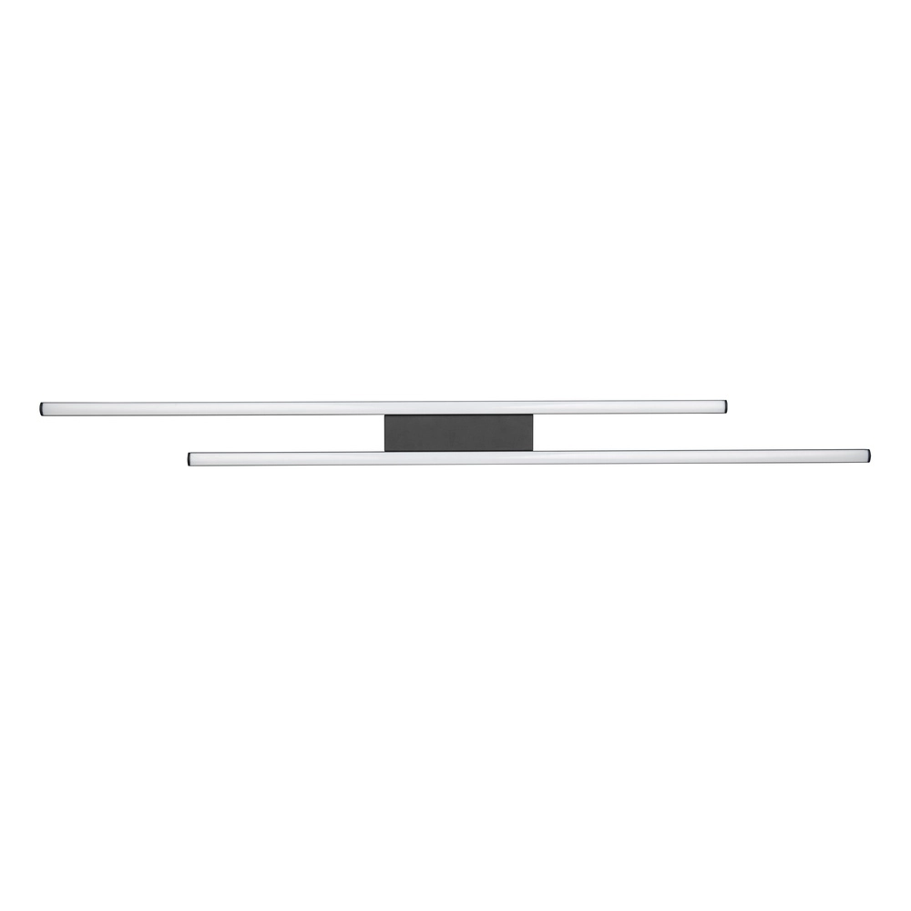 Plafondlamp Odio zwart Trio 4017807612554