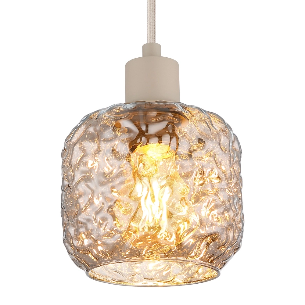 Hanglamp Antonio zand bruin Globo 9007371569724