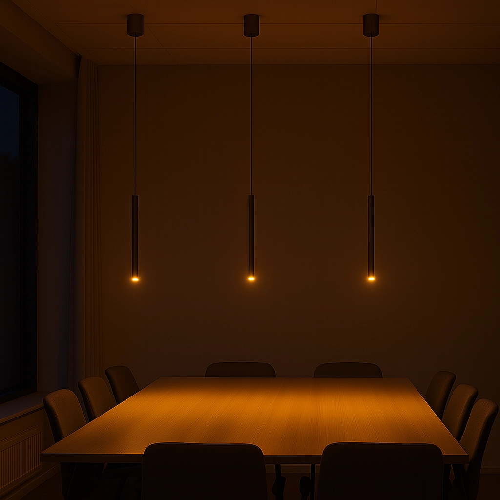 Smalle hanglamp Laser 490 Chocolade bruin Lyora 5903139104517