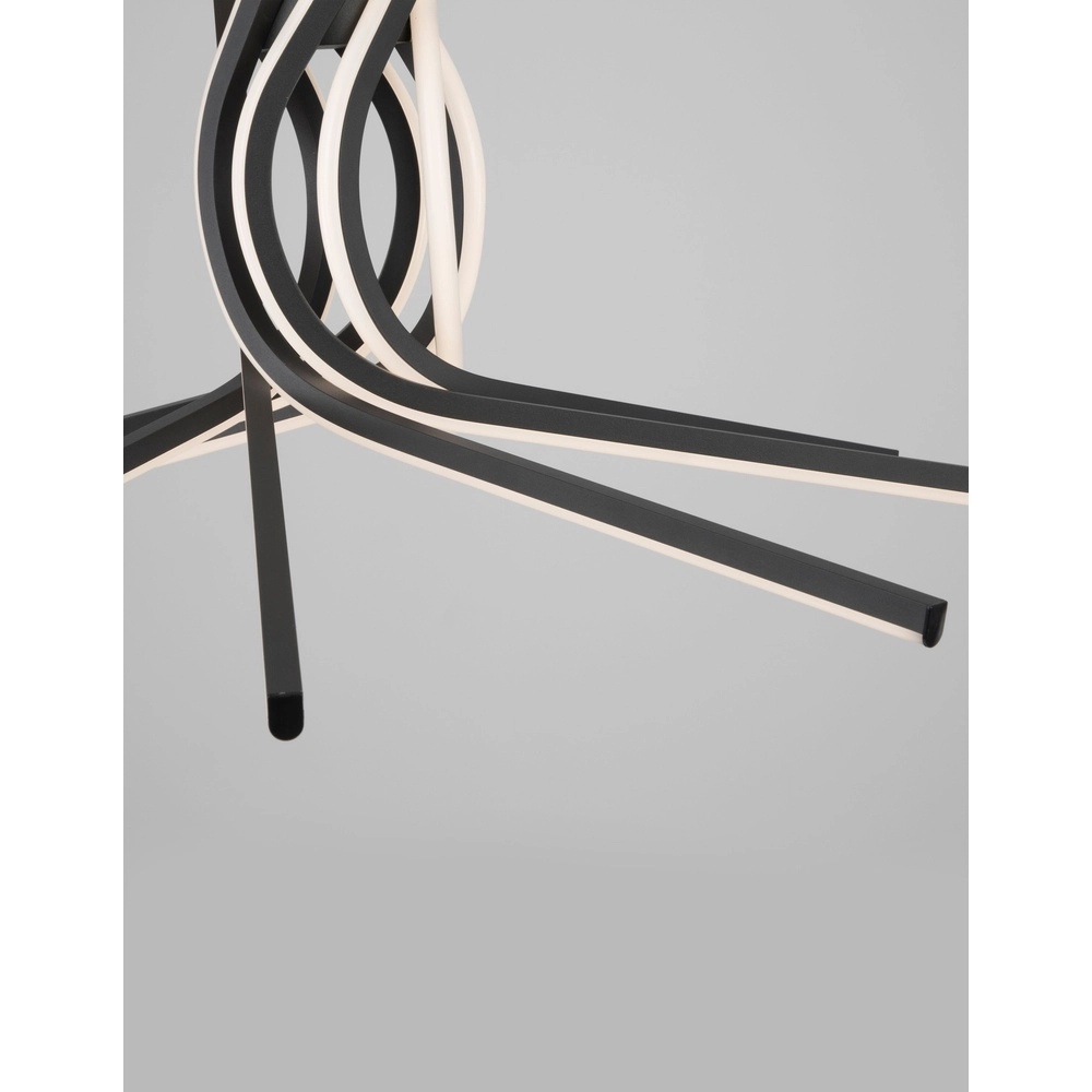 Design hanglamp Narvi M zwart Ø 80cm Lyora 5212017424198