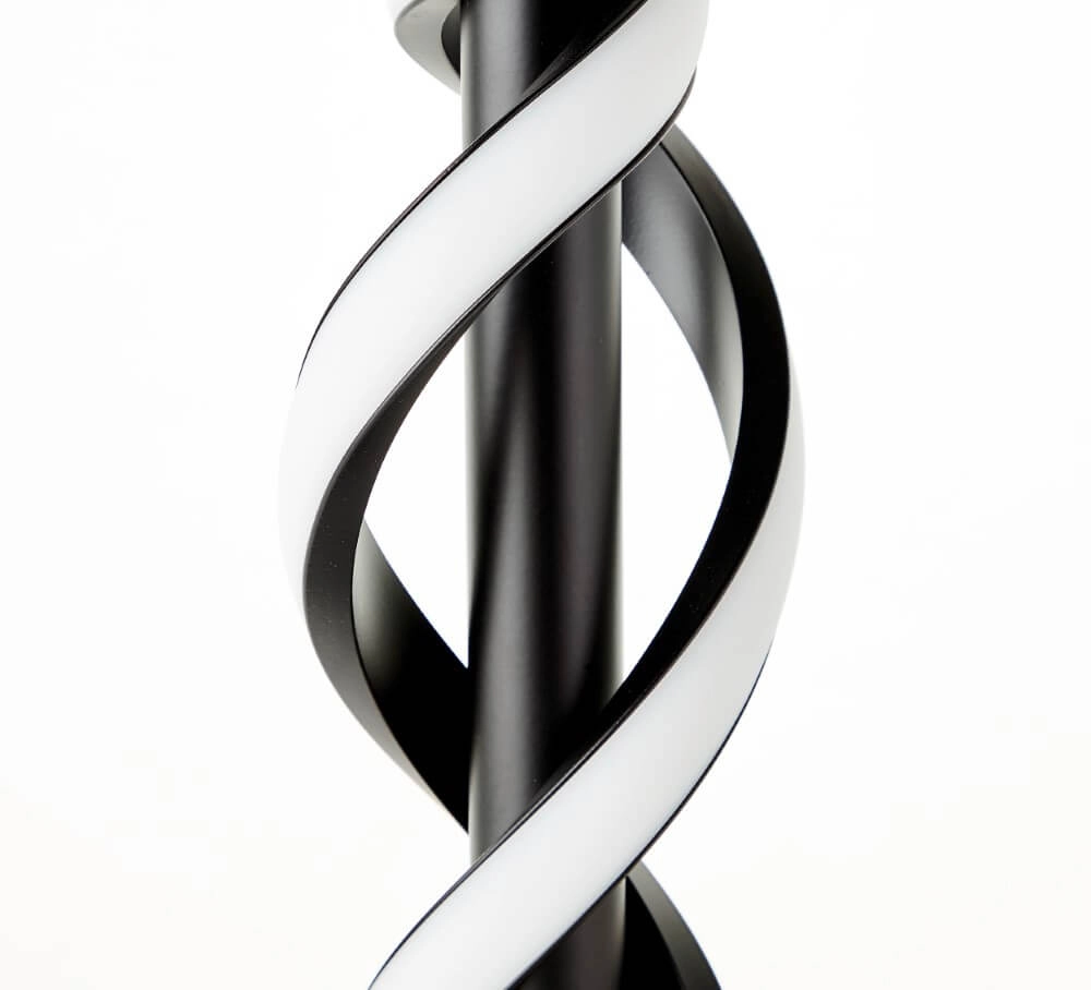 Zwarte design tafellamp Amalie Brilliant 4004353411755