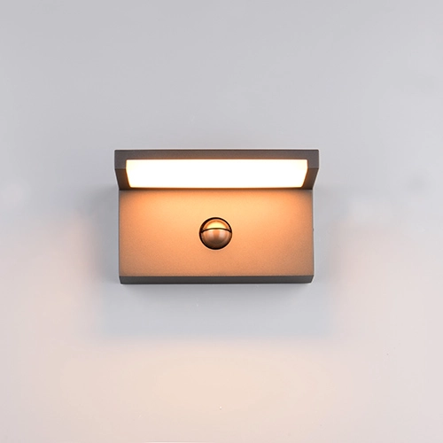 Moderne wandlamp Ravi antraciet met sensor Trio 4017807686890