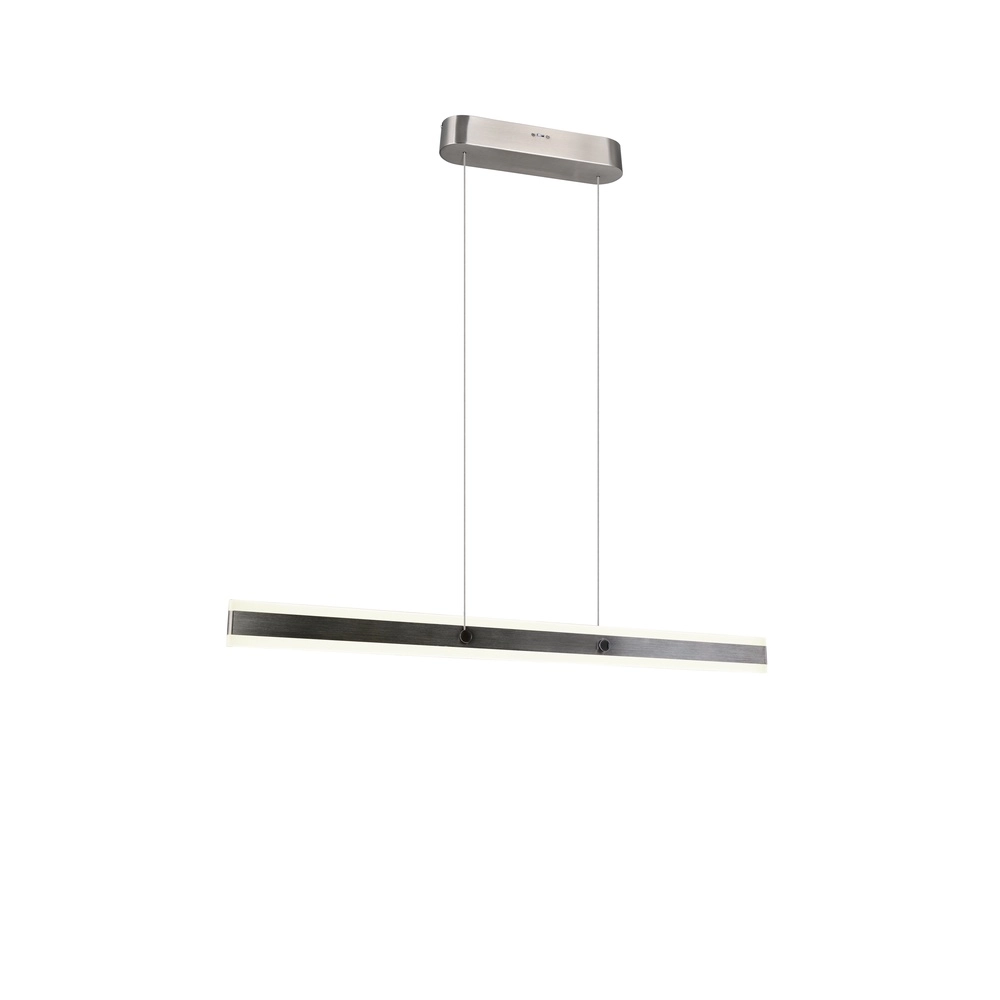 Moderne hanglamp Arcola 115cm nikkel Trio 4017807661996