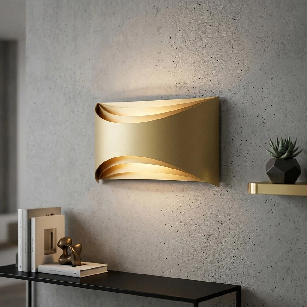 Wandlamp Leon design goud Searchlight 5,05342E+12
