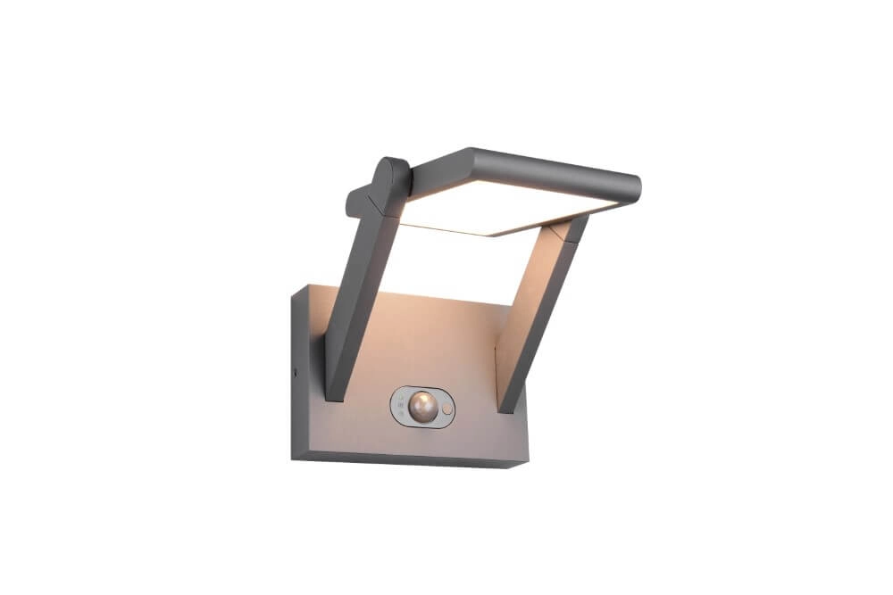 Hybride solar wandlamp Malawi met sensor Trio 4017807622508