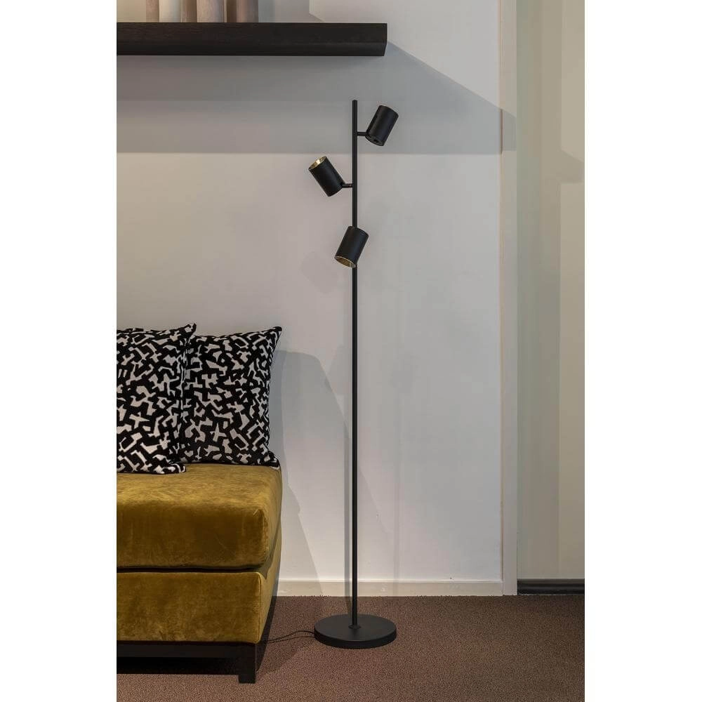 Vloerlamp Megano zwart 3-lichts Artdelight 8720701100671