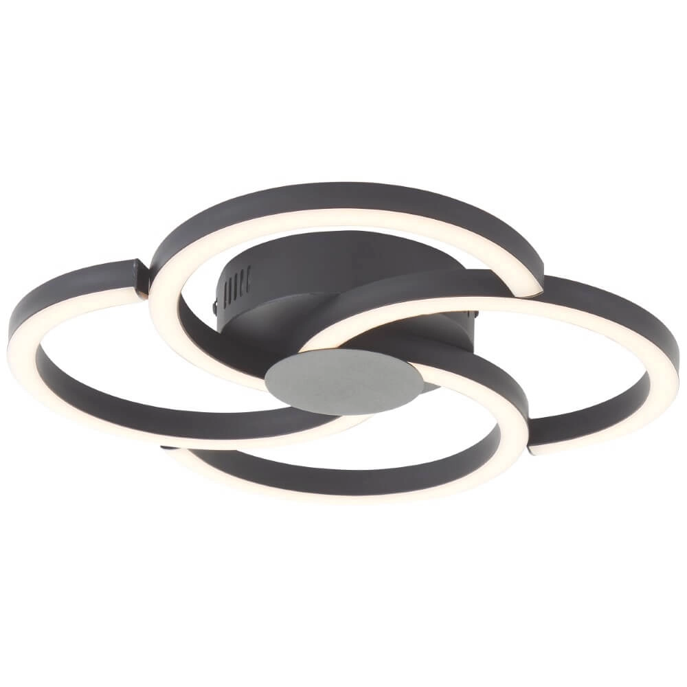 Design plafondlamp Fico zwart Design plafondlamp Fico zwart