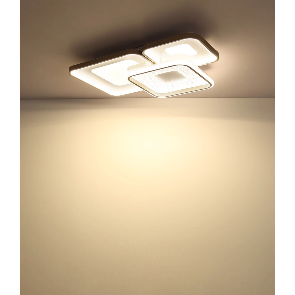 Moderne plafondlamp Mosaiko 64cm zand bruin Globo 9007371575763