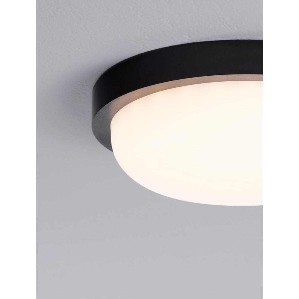 Plafondlamp Reo zwart Ø 23,5cm Lyora 5212017453310