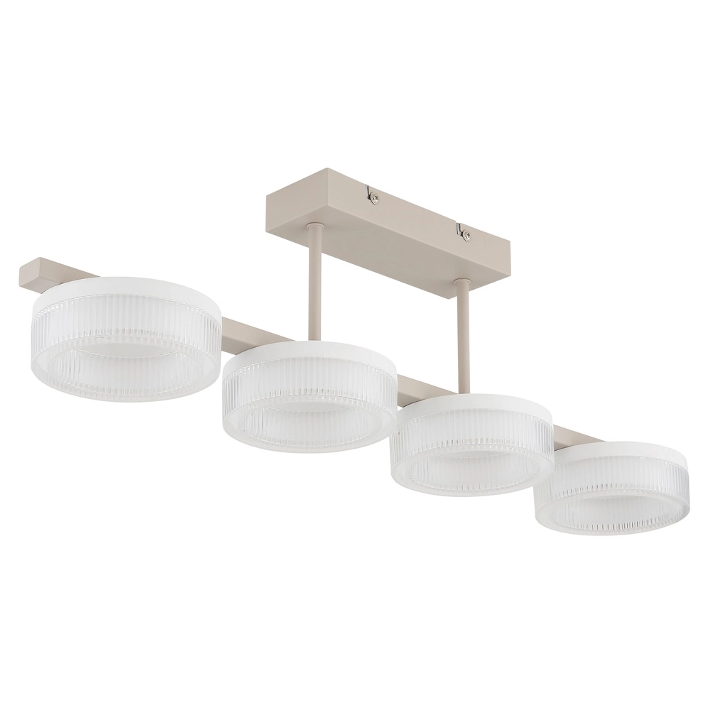 Moderne plafondlamp Zara zand bruin 67cm Globo 9007371576067