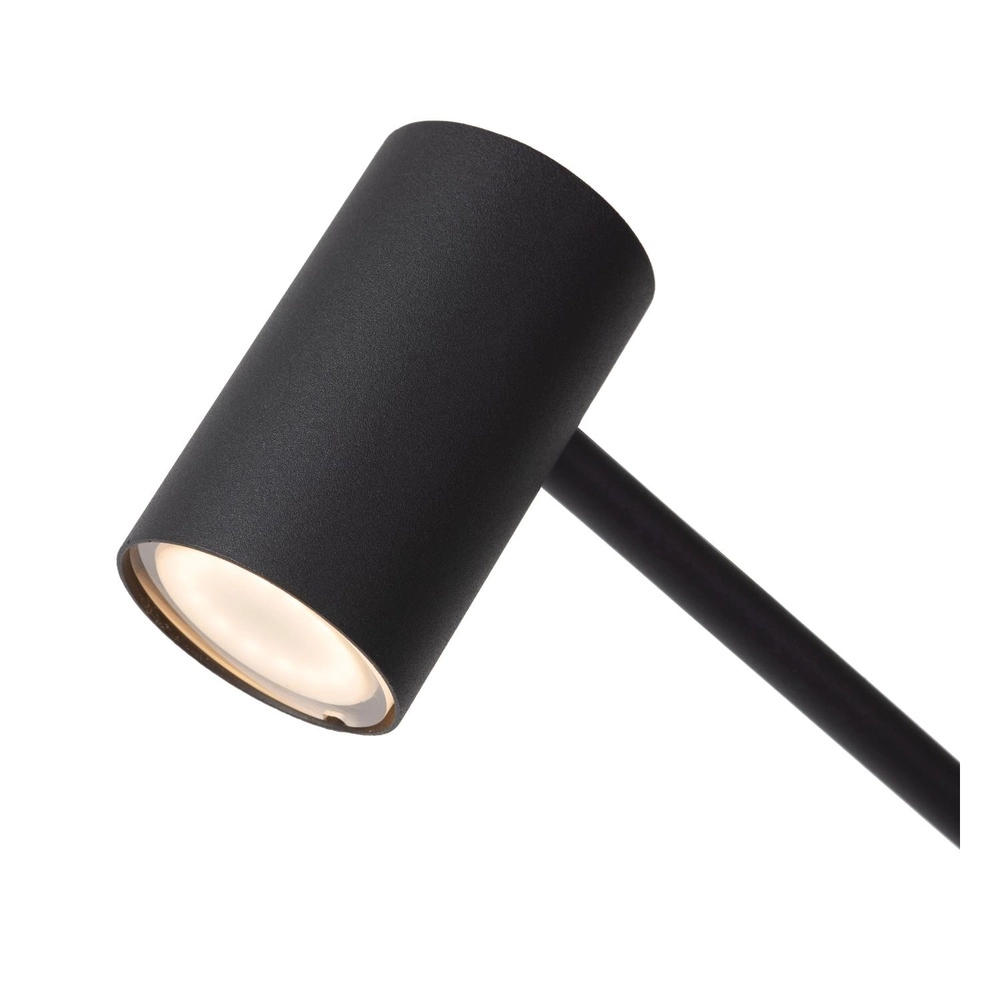 Oplaadbare bureaulamp Tipik zwart Lucide 5411212361325