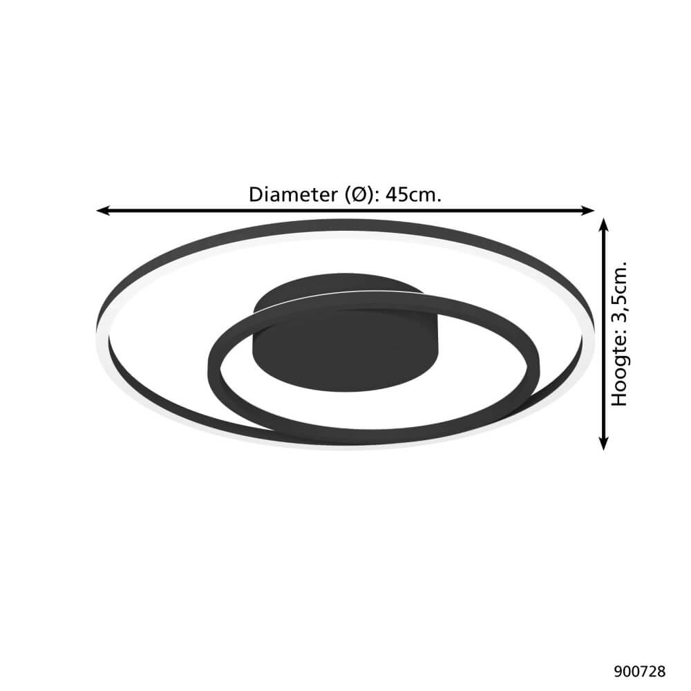 Zigbee led plafondlamp Calagrano-Z Ø 45cm Eglo 9008606262229