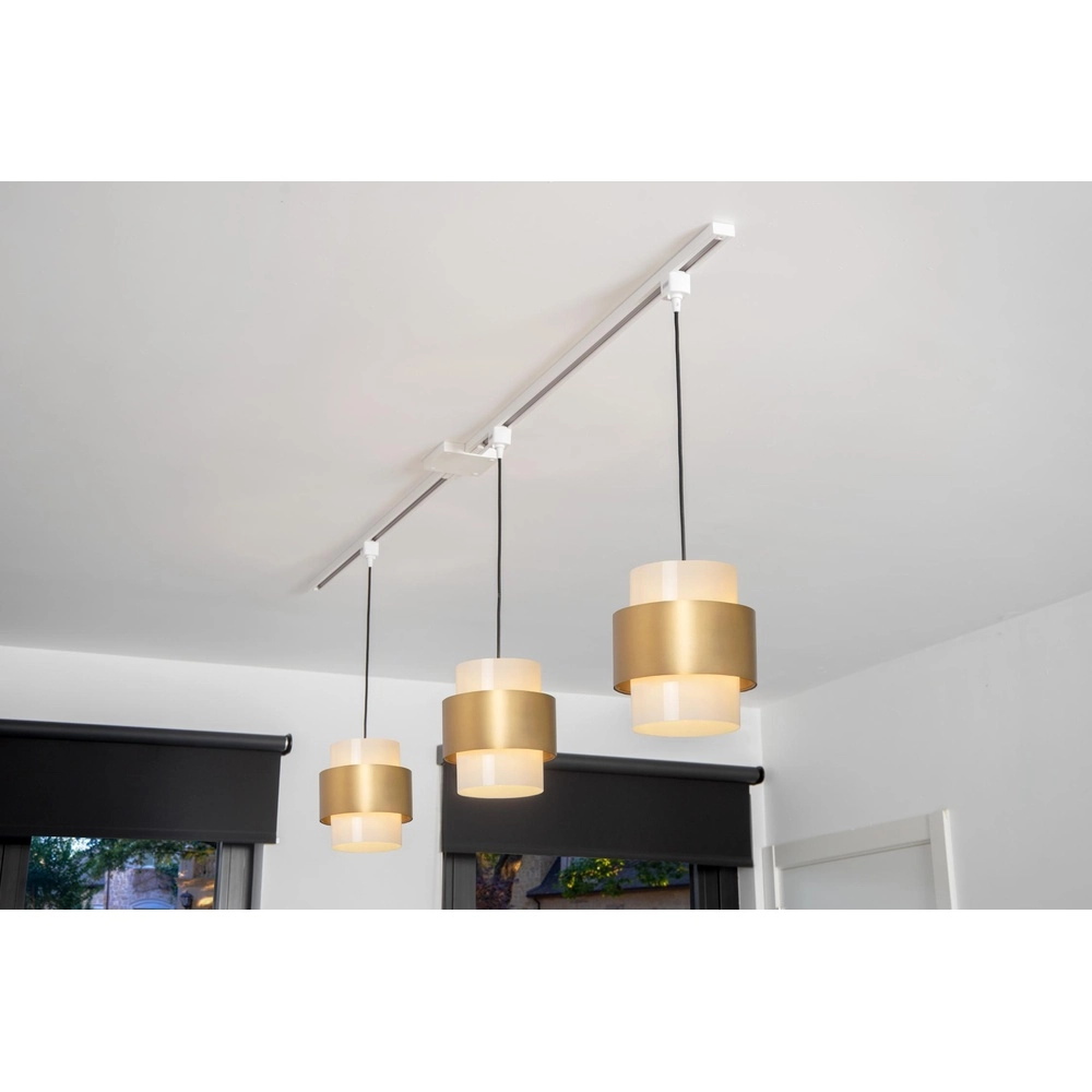 Rail hanglamp adapter Track 1-fase wit