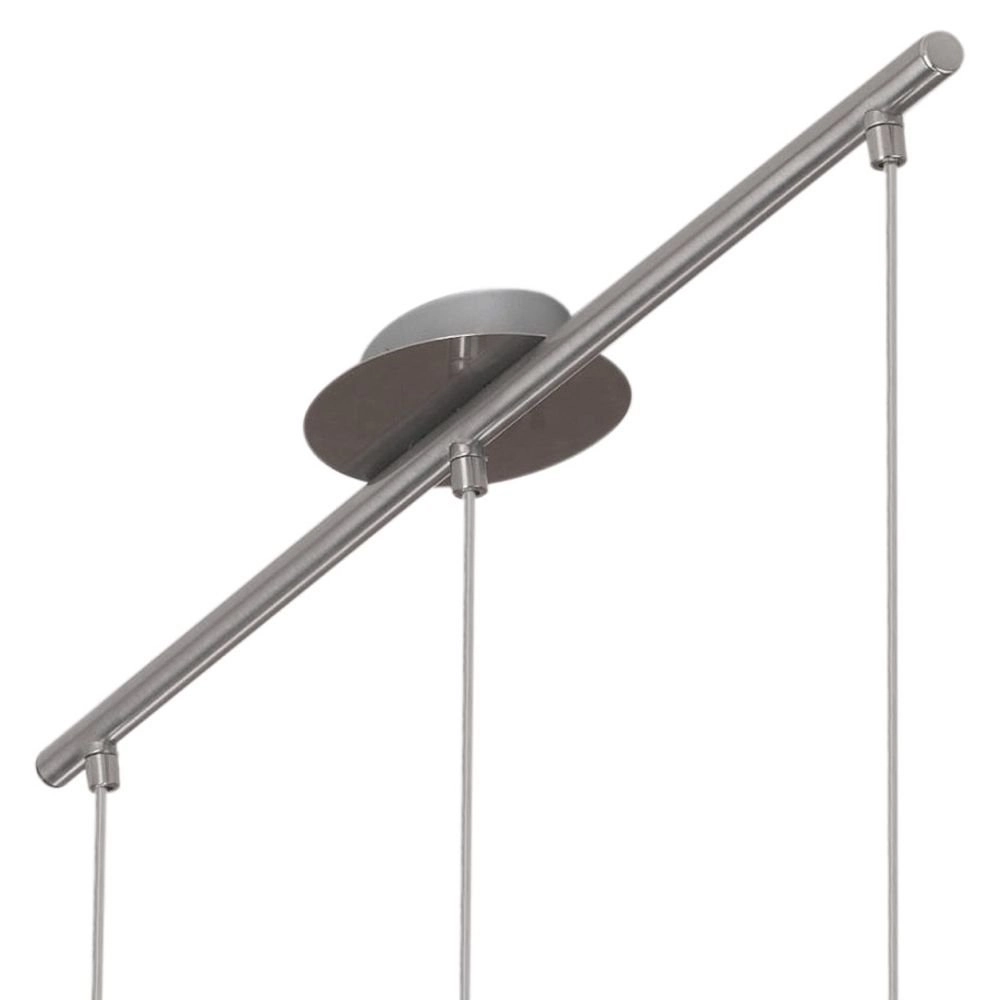 Hanglamp Troy 3 3-lichts metaalgrijs met wit Eglo 9002759859787