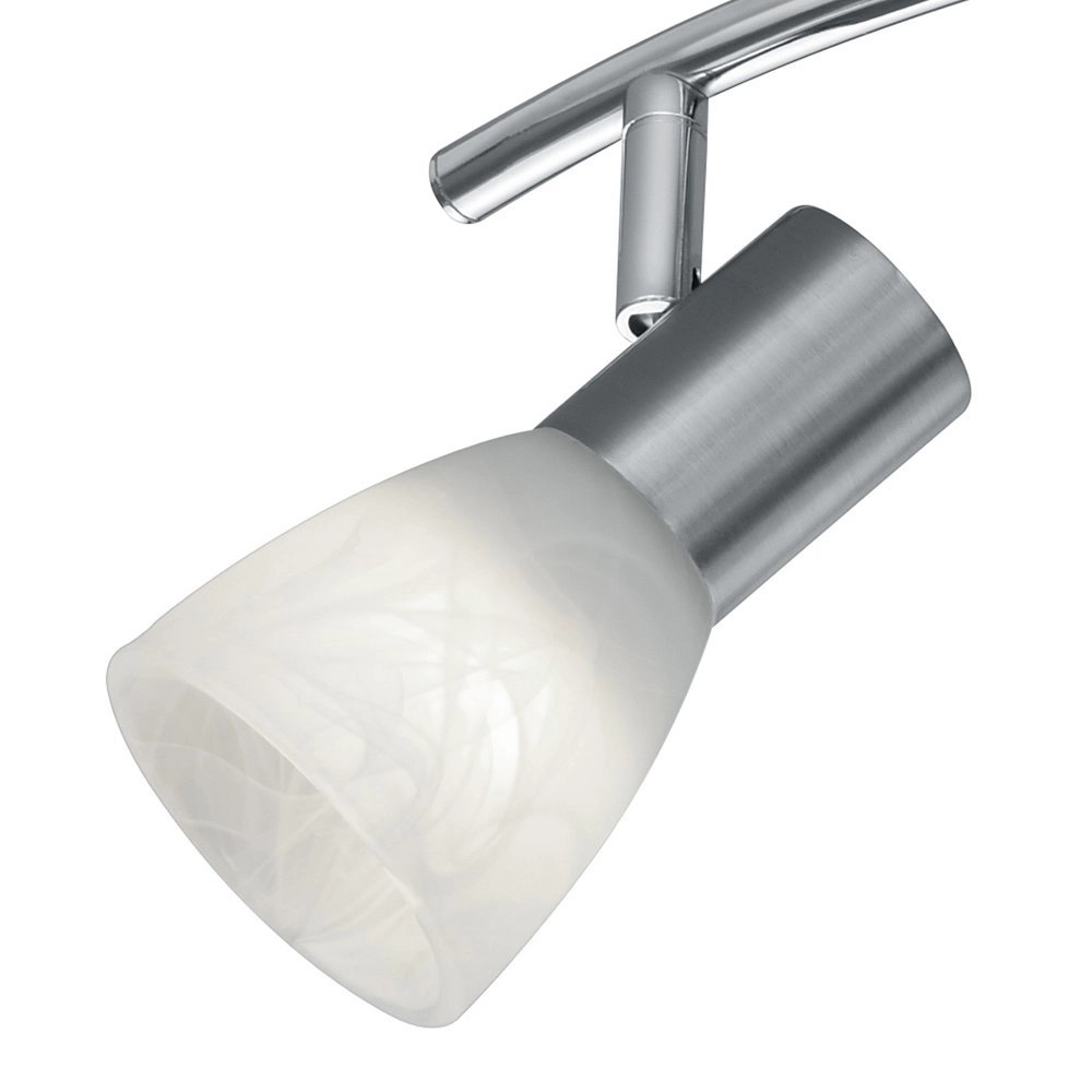 Moderne plafondspot Levisto 3-lichts nikkel mat Trio 4017807281675
