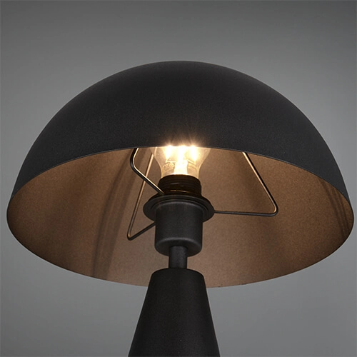 Trendy tafellamp Alfie zwart Trio 4017807617139