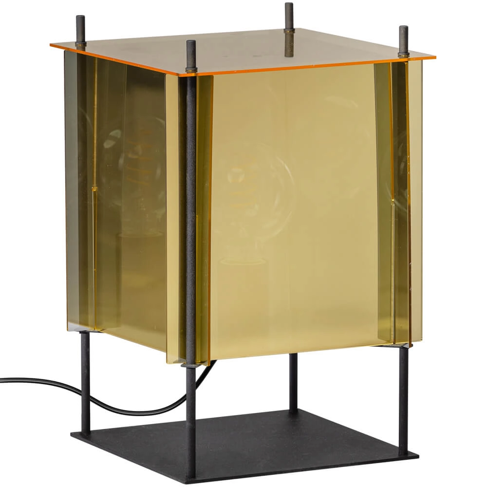 Vierkante tafellamp Cube 38cm Vierkante tafellamp Cube 38cm