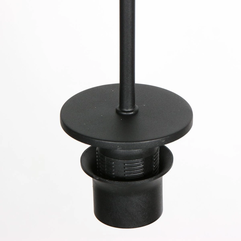 Hanglamp HaloSwap Ø 60cm zwart en rotan Steinhauer 8712746183276