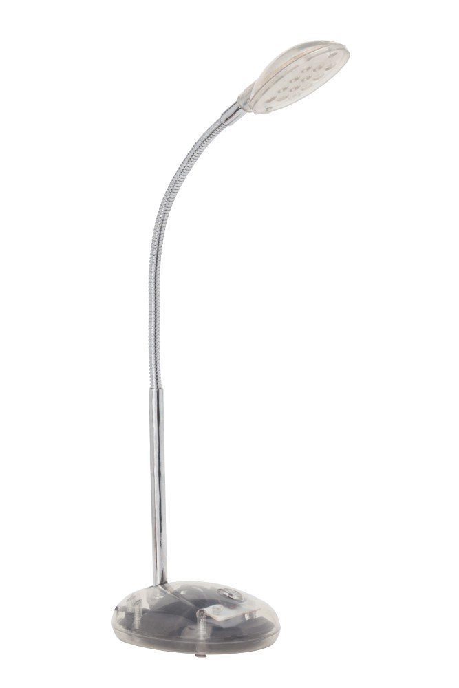 Kinder bureaulampje Timmi transparant grijs Brilliant 4004353174568