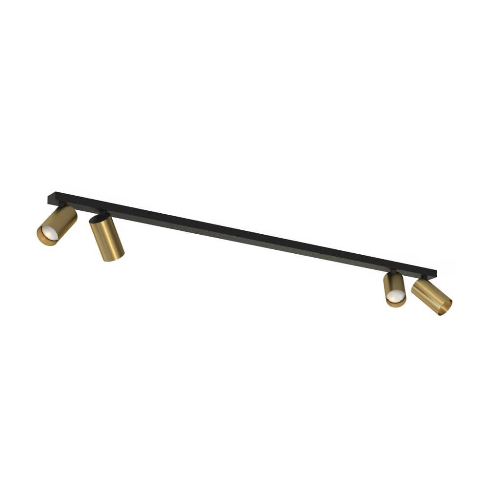 Gouden opbouwspot Mono 4-lichts