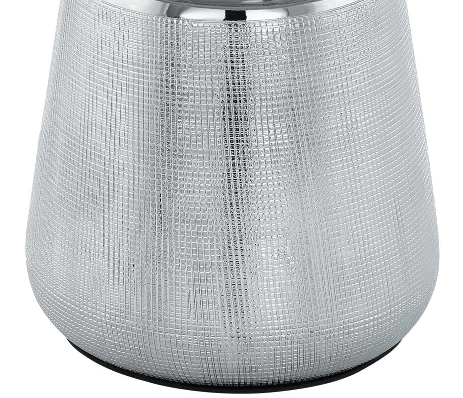 Design schemerlamp Manalba 1 zilver met witte lampenkap Eglo 9002759993290