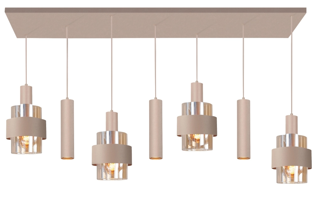 Eettafel hanglamp Marrone 7L - zand