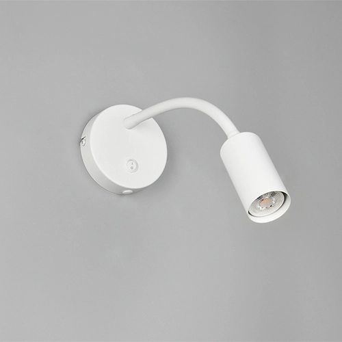 Wandlampje Taryn wit met schakelaar Trio 4017807685688