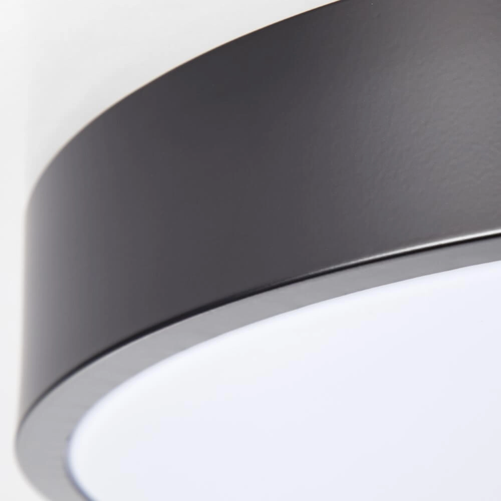 Design plafondlamp Slimline zwart Ø 33cm Brilliant 4004353426551