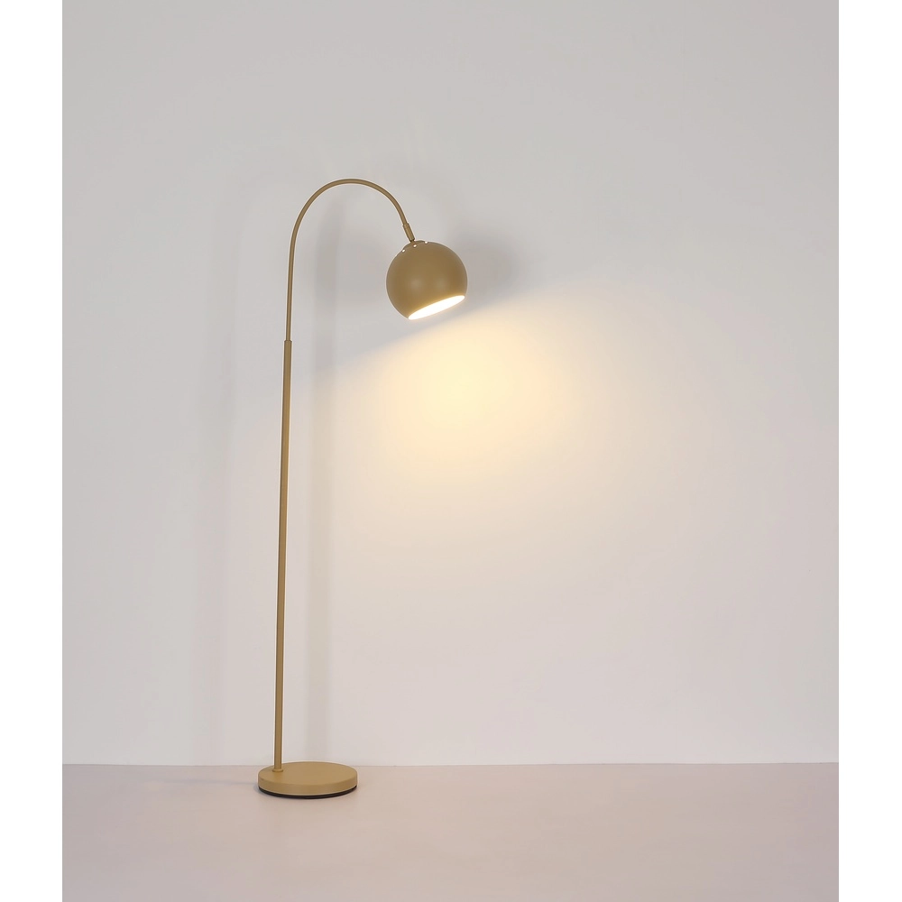 Moderne vloerlamp Benno zand bruin Globo 9007371507566