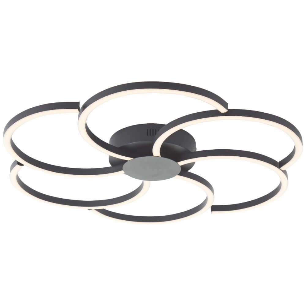 Instelbare plafondlamp Fico zwart Instelbare plafondlamp Fico zwart