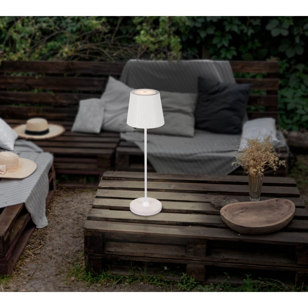 Witte tafellamp Cabozo oplaadbaar Eglo 9002759757939