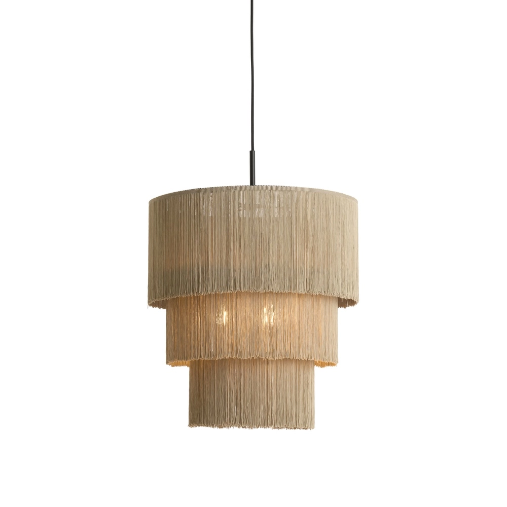 Touwtjes hanglamp Malaika Ø 45cm - taupe Light & Living 8717807816391