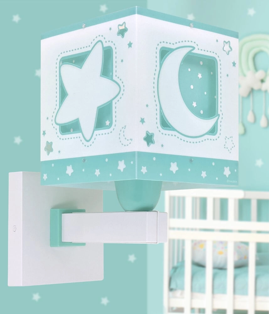 Groene wandlamp Moonlight voor kinderkamer Dalber 8420406001913