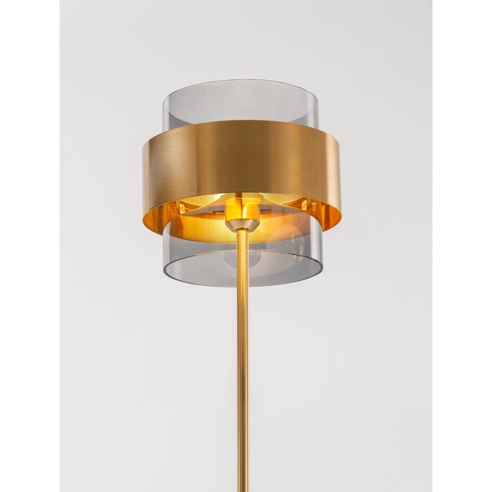 Vloerlamp Sianna zwart met goud Lyora 5212017431059
