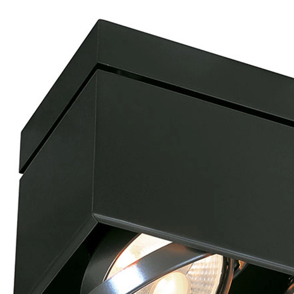 Plafondspot Kardamod  Square 2-lichts zwart SLV 4024163149761