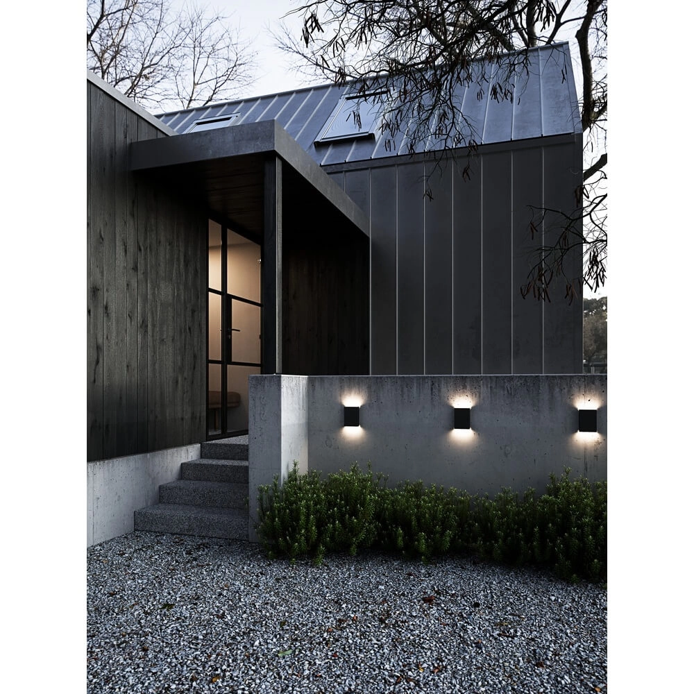Wandlamp zwart Fold breed design Nordlux 5704924000584
