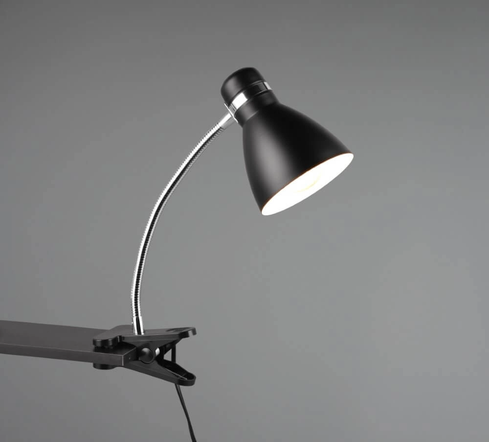 Klemlampje Harvey zwart Trio 4017807575095