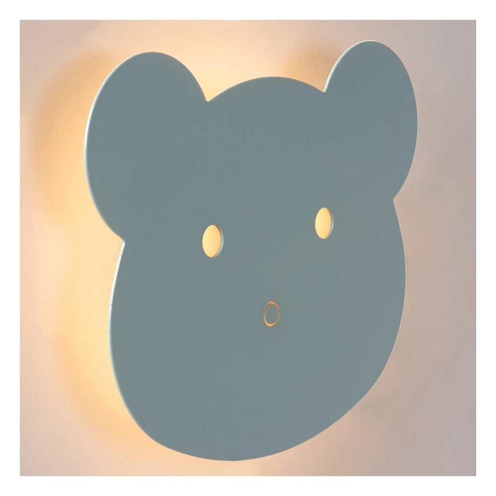 Kinderkamer wandlamp Charlie blauw Lucide 5411212441775