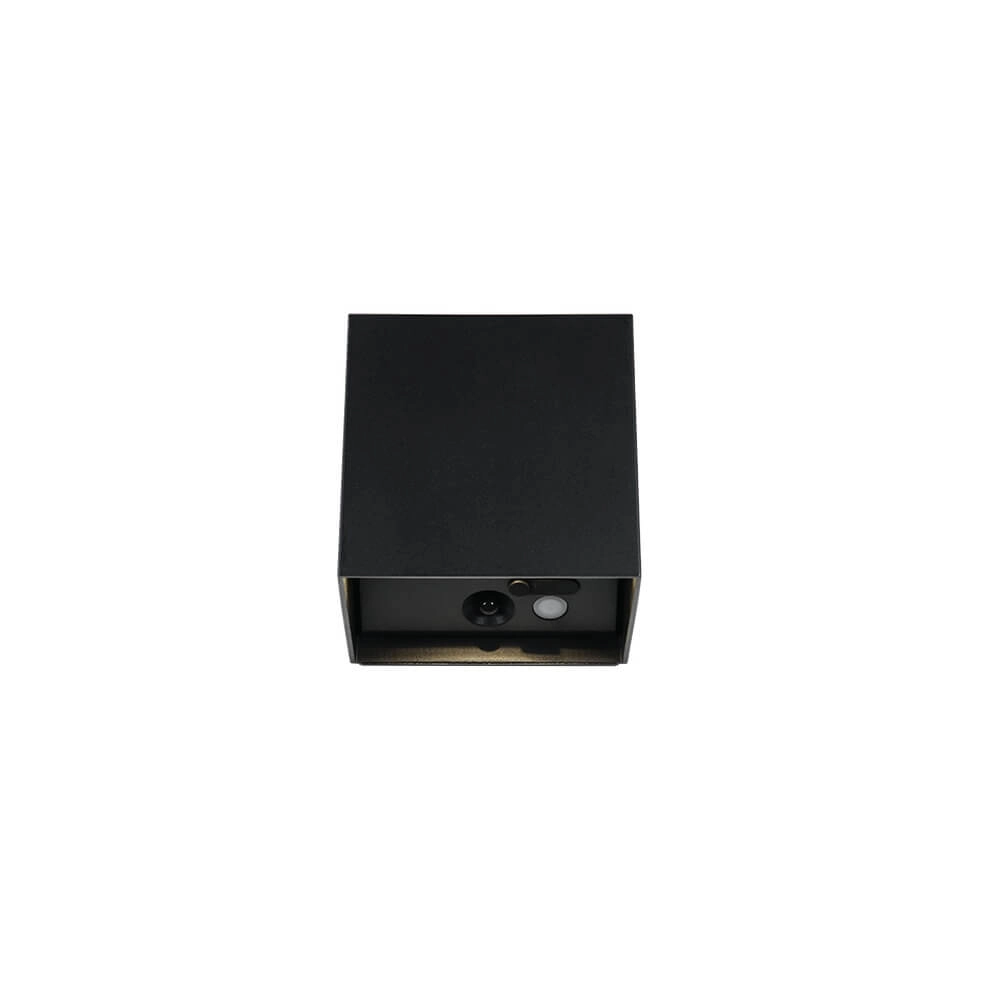 Wandlamp oplaadbaar Genie zwart met sensor Trio 4017807636376