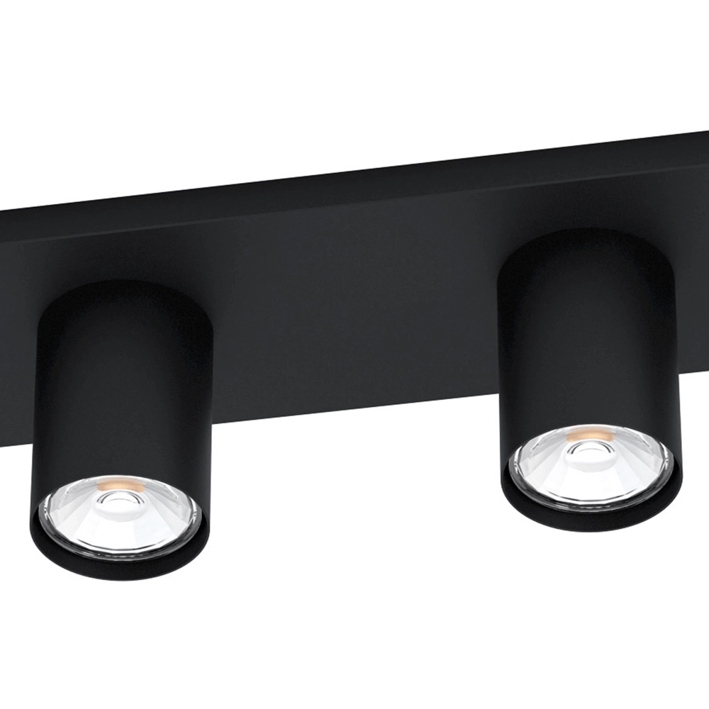 Opbouwspot Valcasotto zwart Eglo 9002759995157