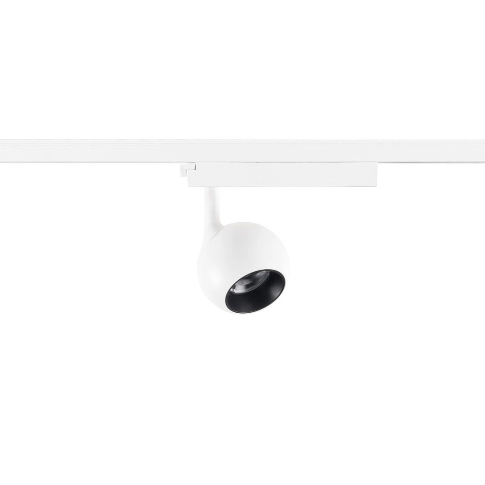 Railspot Light Eye 2.0 1-fase wit met zwart 2700K SLV 4024163315753