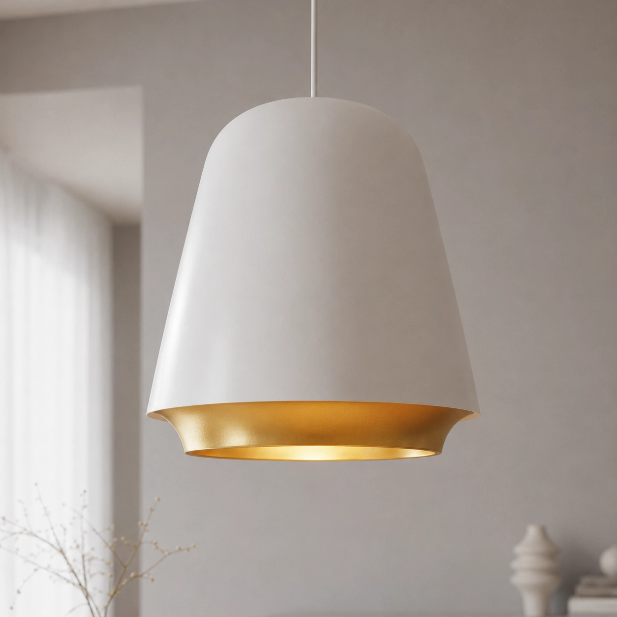 Strakke hanglamp Santiago Ø 35cm
