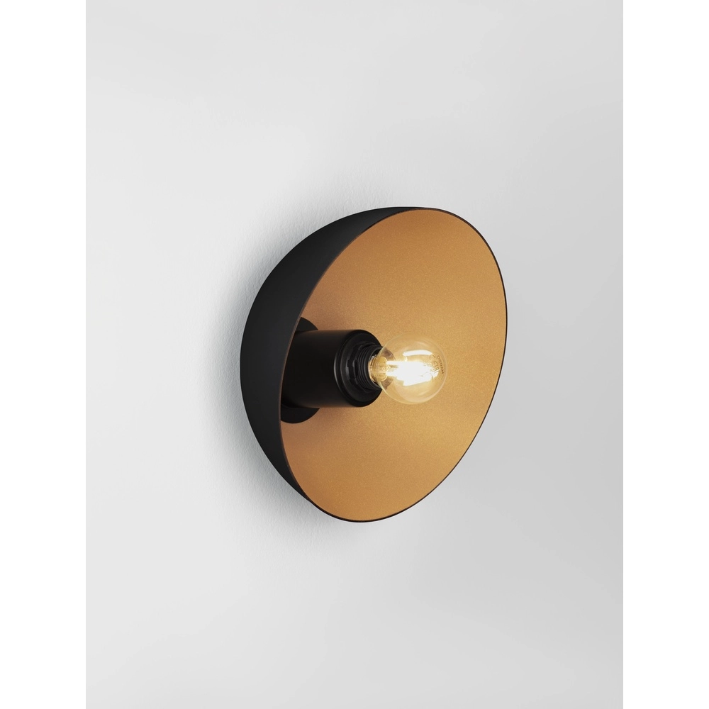Design wandlamp Onia zwart met goud