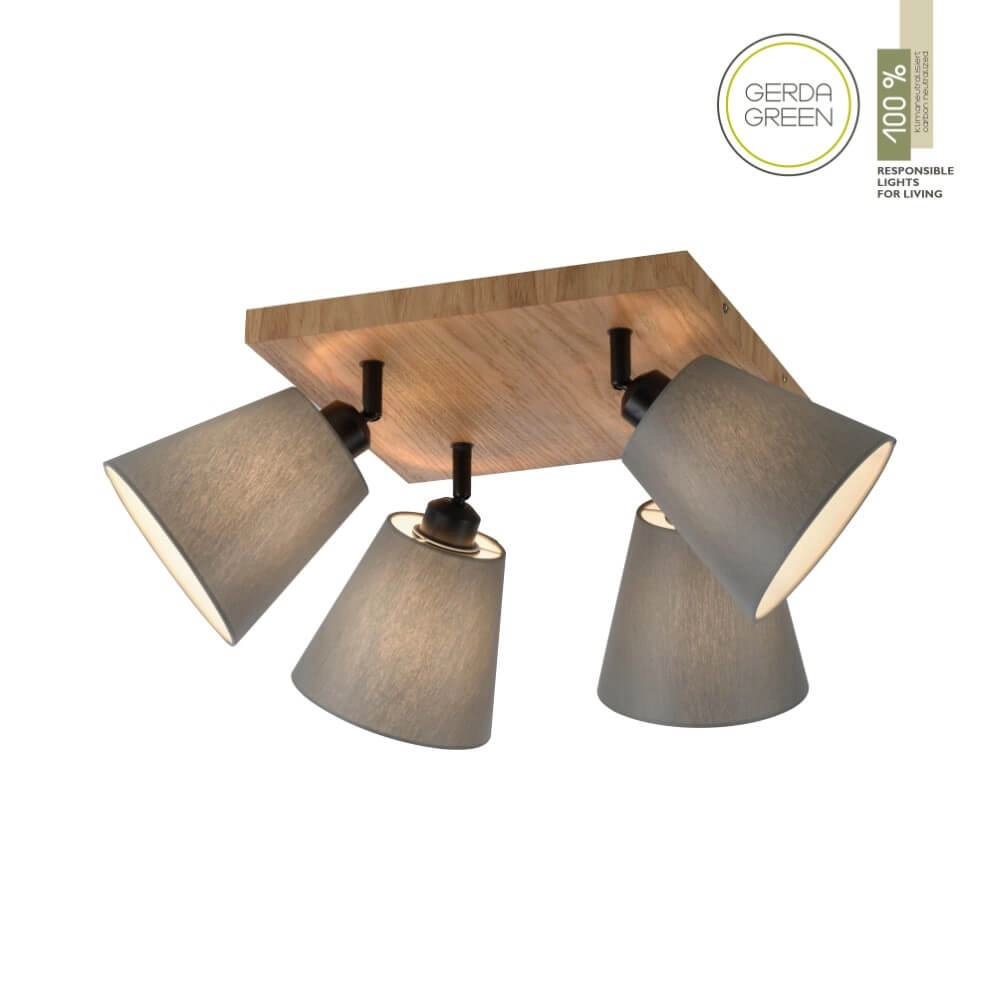 Plafondlamp Green Michel 4-lichts Just Light 4043689995058