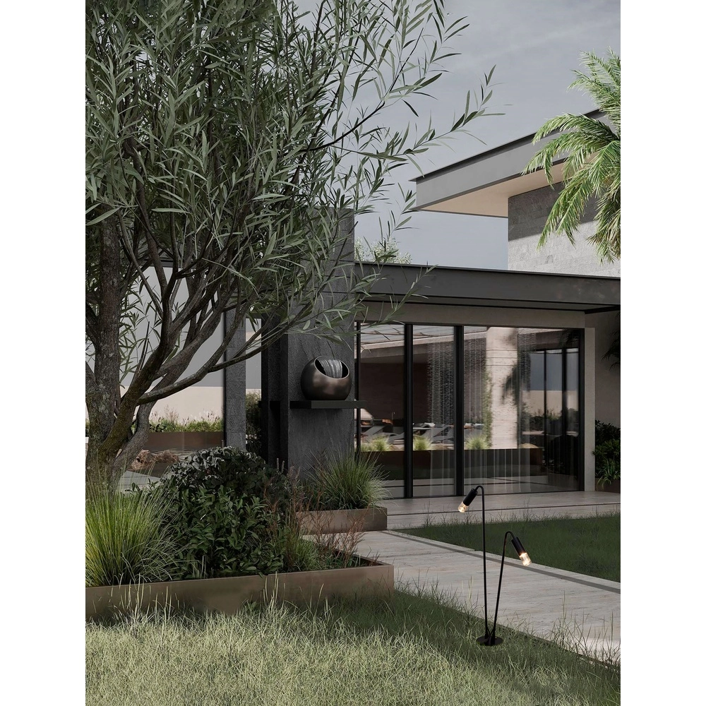 Garden lamp Aether double anthracite Lyora 5212017453952