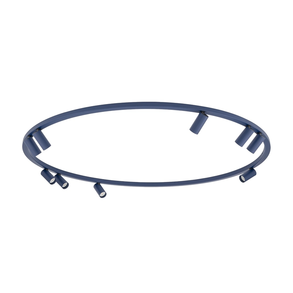 Cirkel opbouwspots Fourty 9x GU10 - donker blauw Lyora 5903139119535