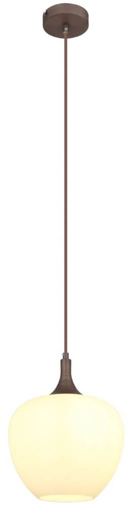 Bruine hanglamp Maxy 1-lichts Ø 24cm