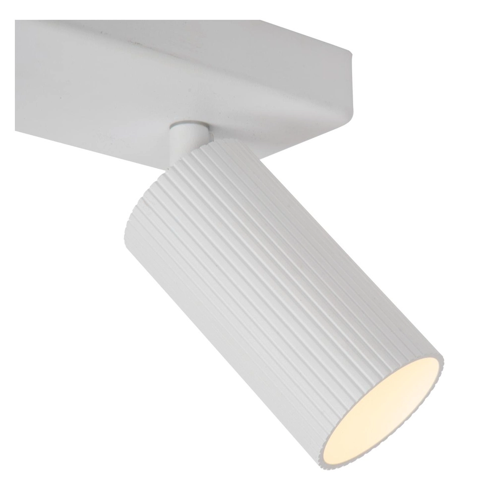 Opbouw plafondspot Clubs 2-lichts wit Lucide 5411212093516